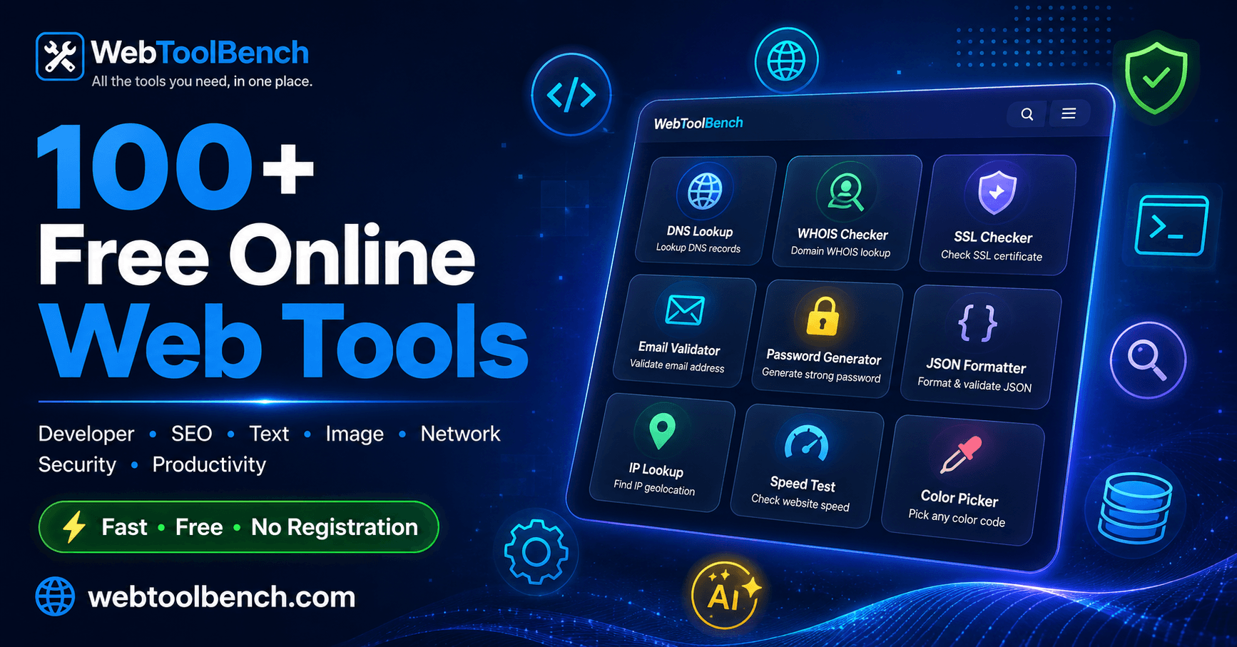 Web Tool Bench screenshot 1